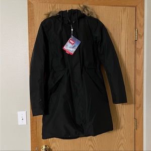 Black helly Hansen coat